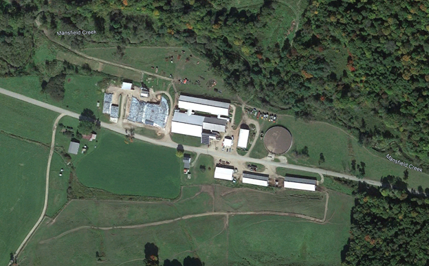 Aerial photo for Telaak Farm